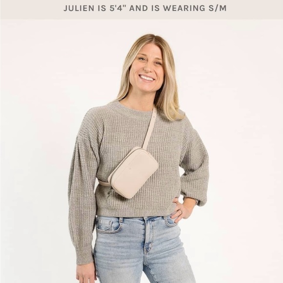 Ela Belt Handbag / Jillian Harris exclusive - color Dove - Picture 3 of 12